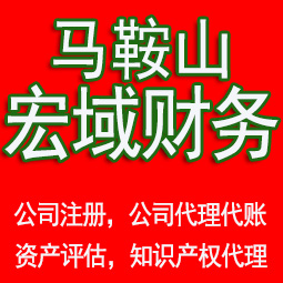 ​马鞍山公司代账，代办公司注册，企业开户代账年检，一条龙服务